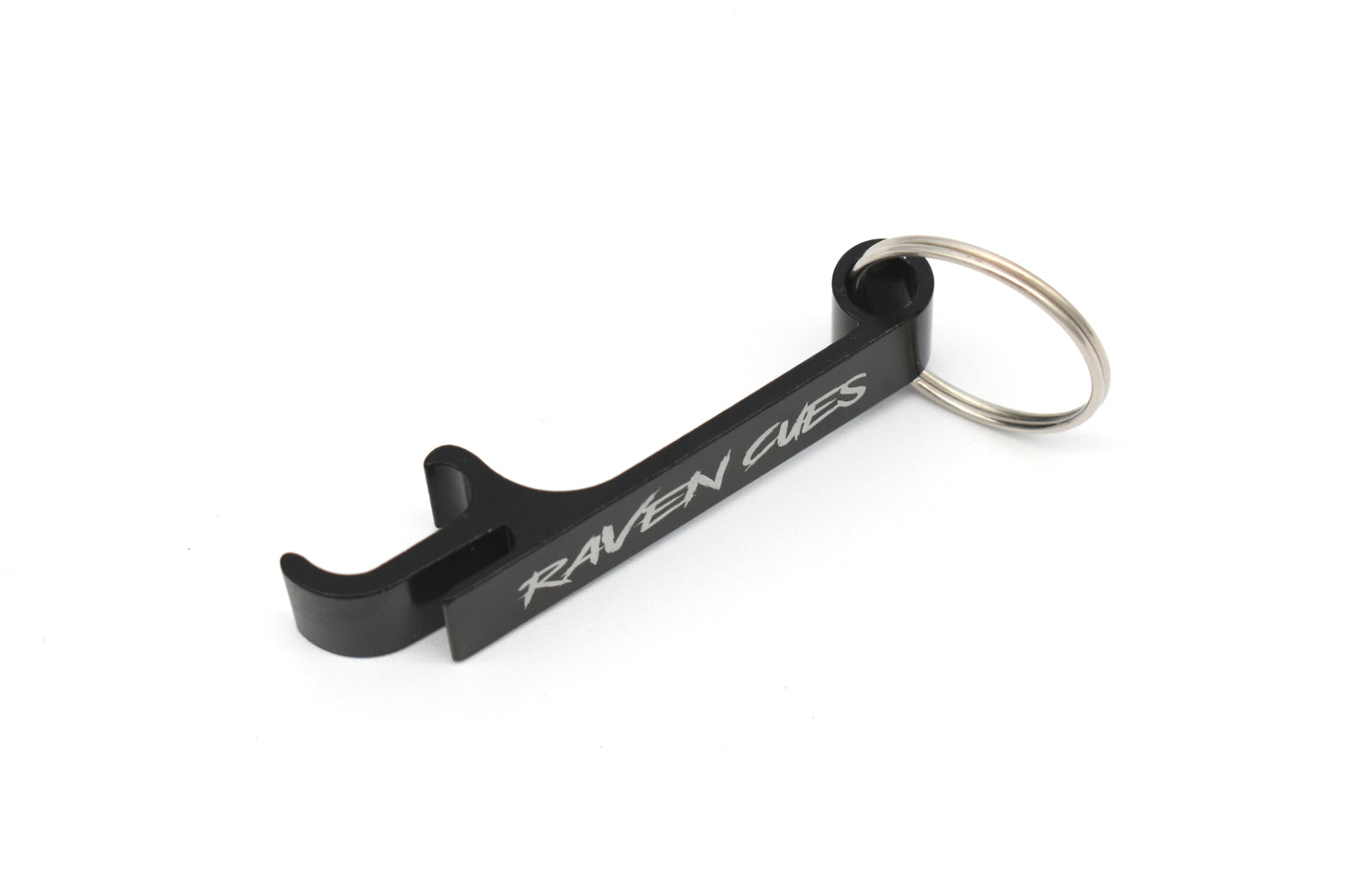 Raven keychain bottle cap opener