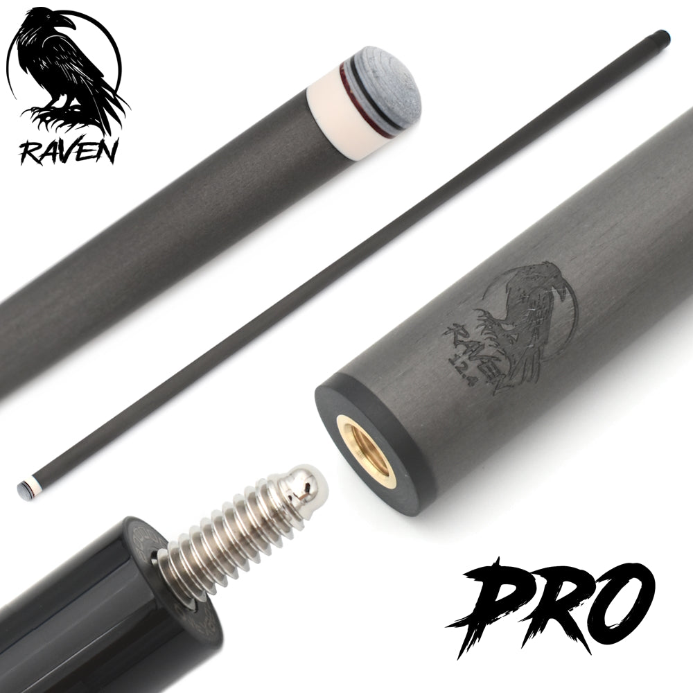 Carbon Fiber PRO Shaft 3/8-14 (Fits Cuetec) - 12.4mm – RAVEN CUES