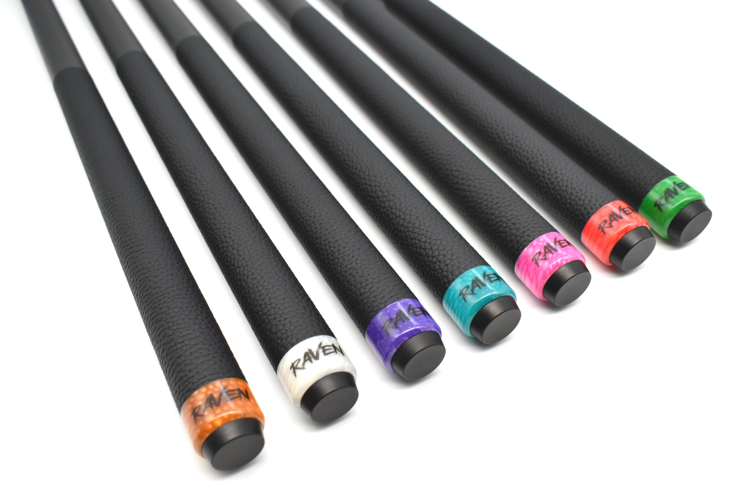 Raw Carbon Break Cue Leather Wrap, Purple