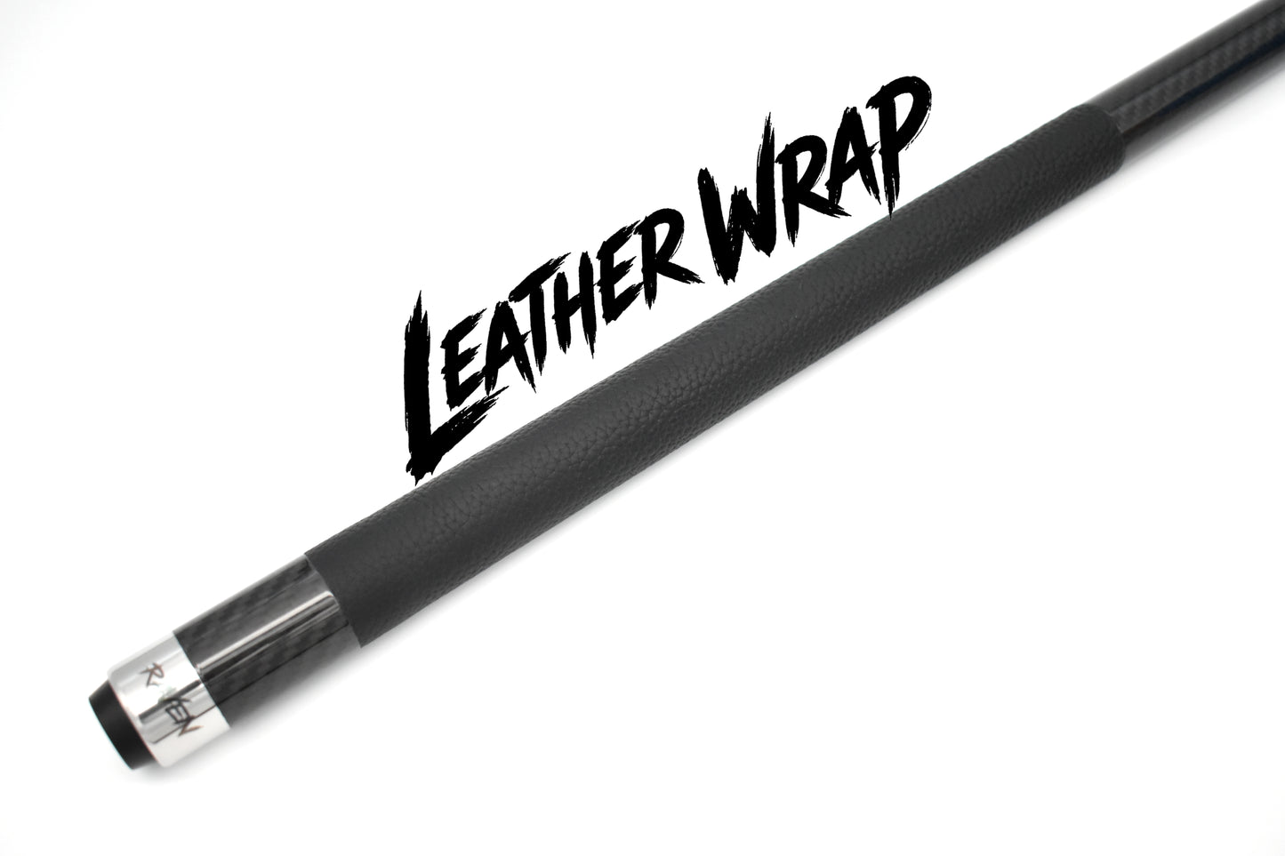 Carbon Fiber 3K Leather wrap (Black)