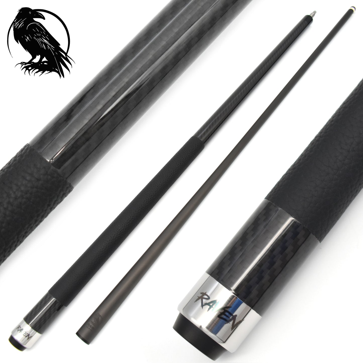Carbon Fiber 3K Leather wrap (Black)