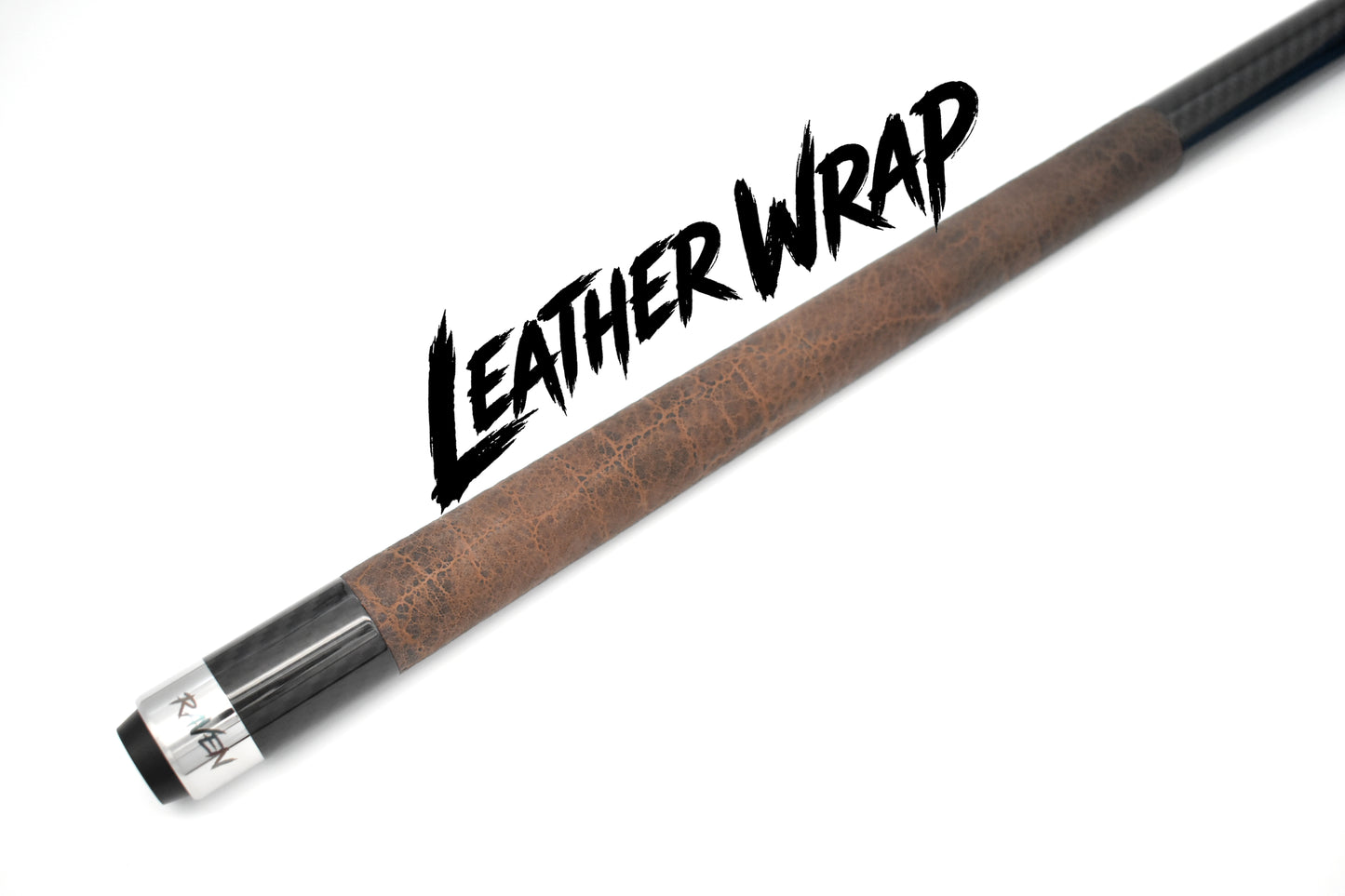 Carbon Fiber 3K Leather wrap (Brown)