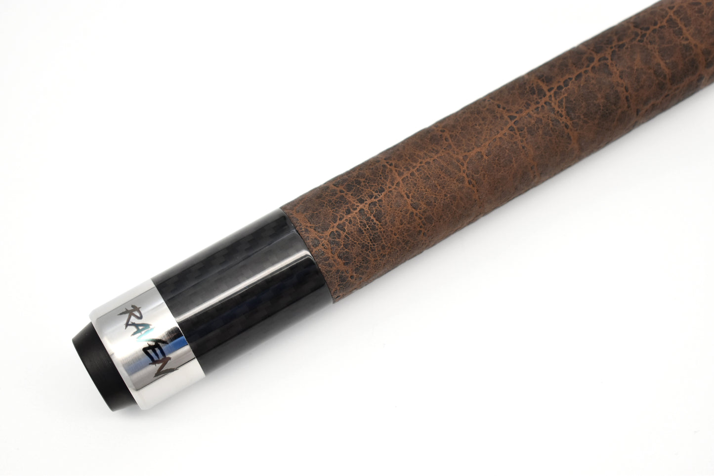 Carbon Fiber 3K Leather wrap (Brown)