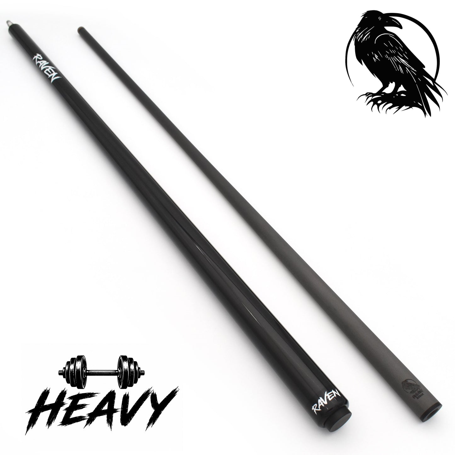 Carbon Fiber Break Cue HEAVY, Black