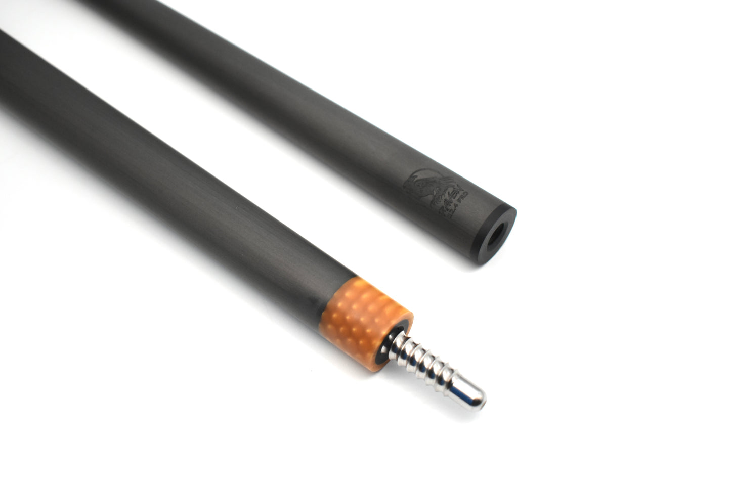 Raw Carbon Cue Leather Wrap, Brown
