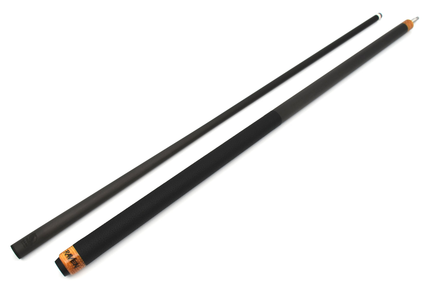 Raw Carbon Cue Leather Wrap, Brown