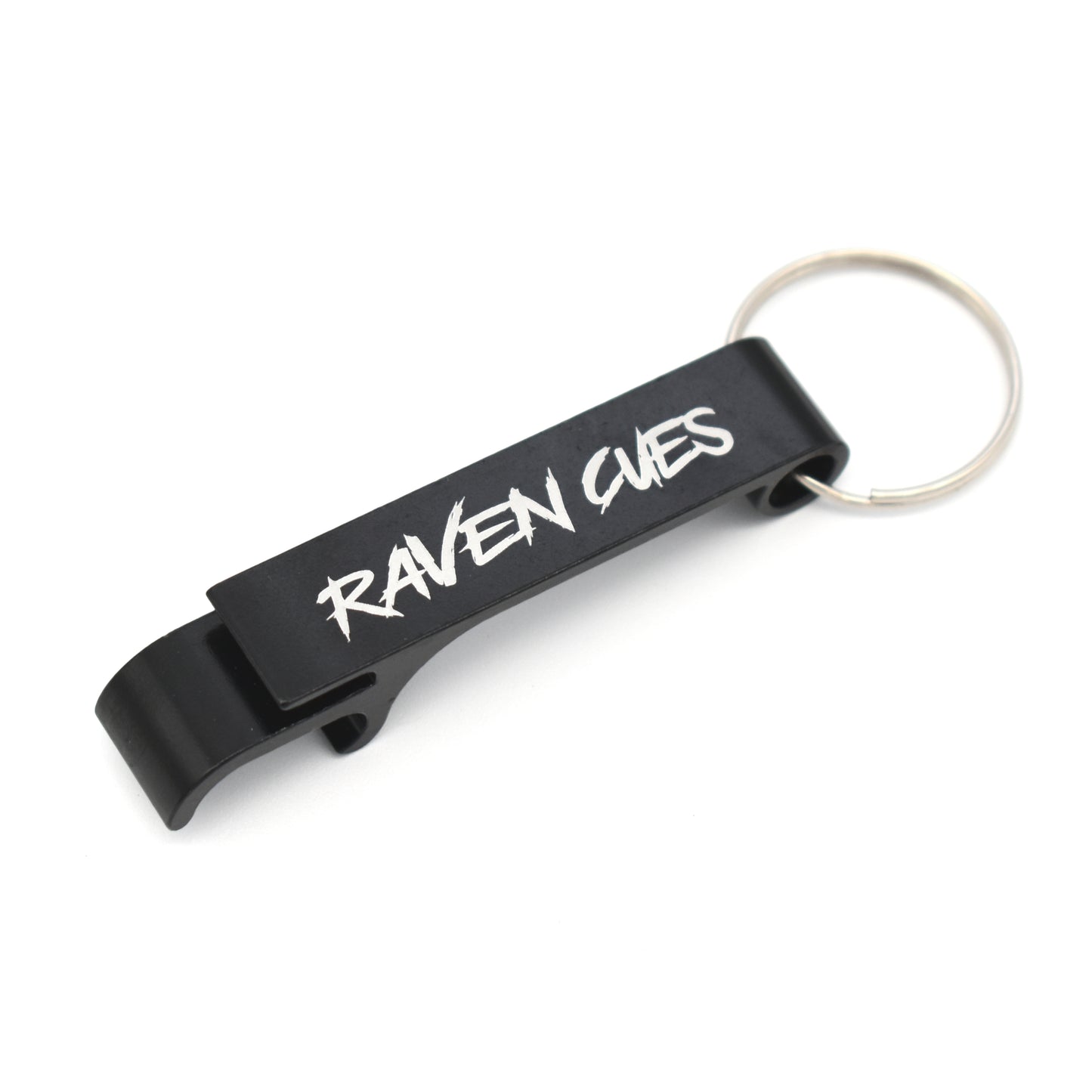 Raven keychain bottle cap opener