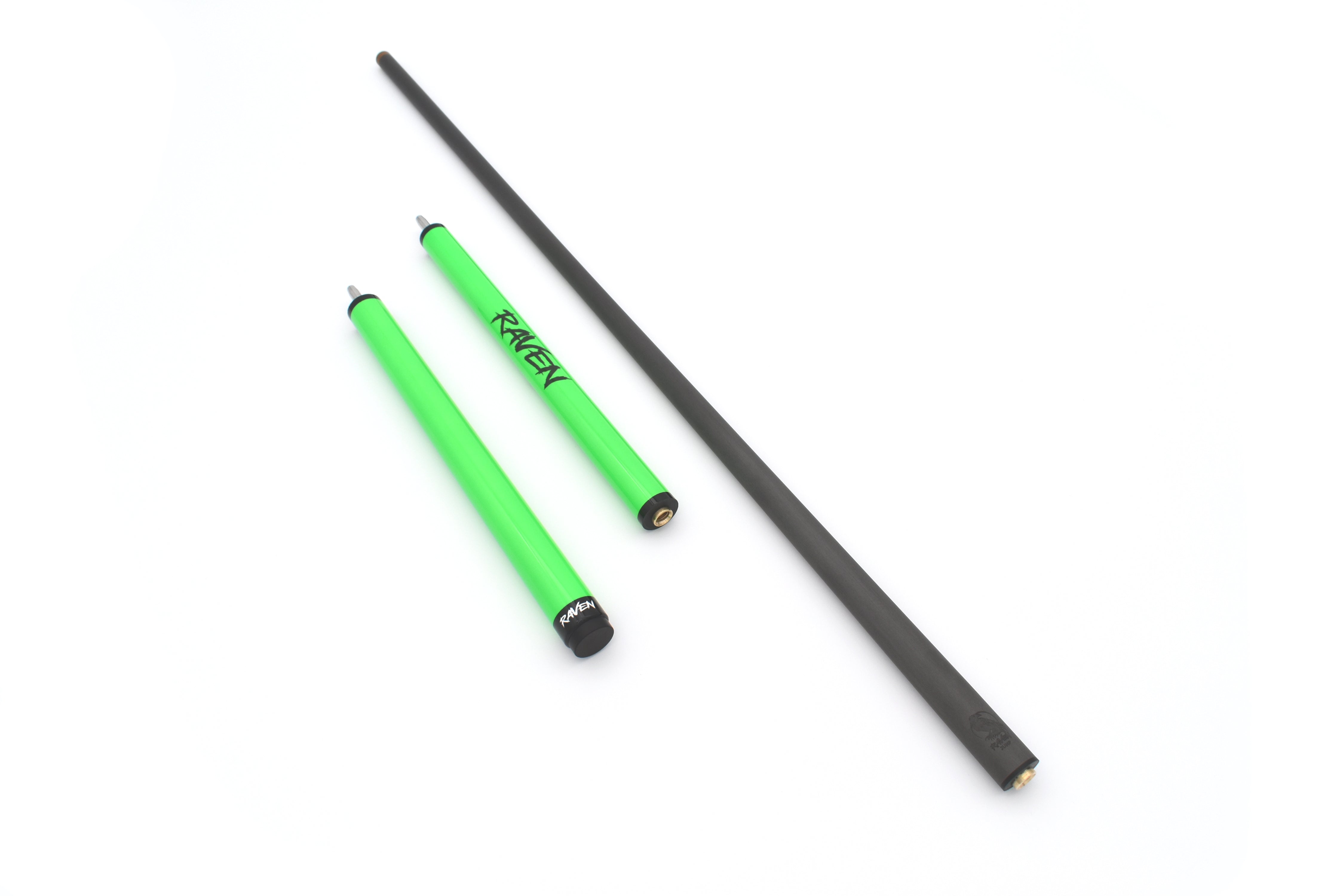 Carbon Fiber Jump Cue, Green – RAVEN CUES