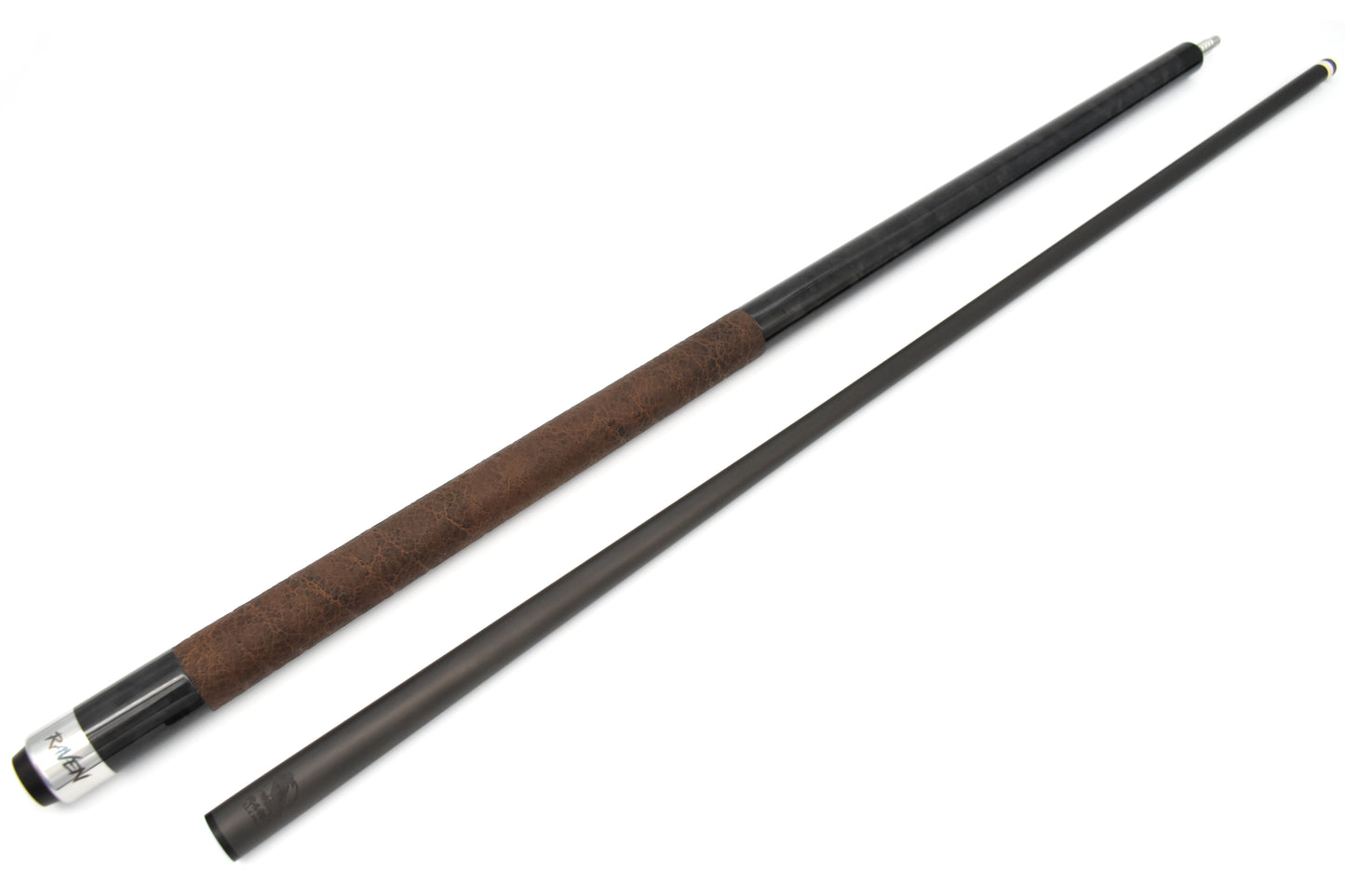Carbon Fiber Forged (F1) Leather Wrap (Brown) - Natural