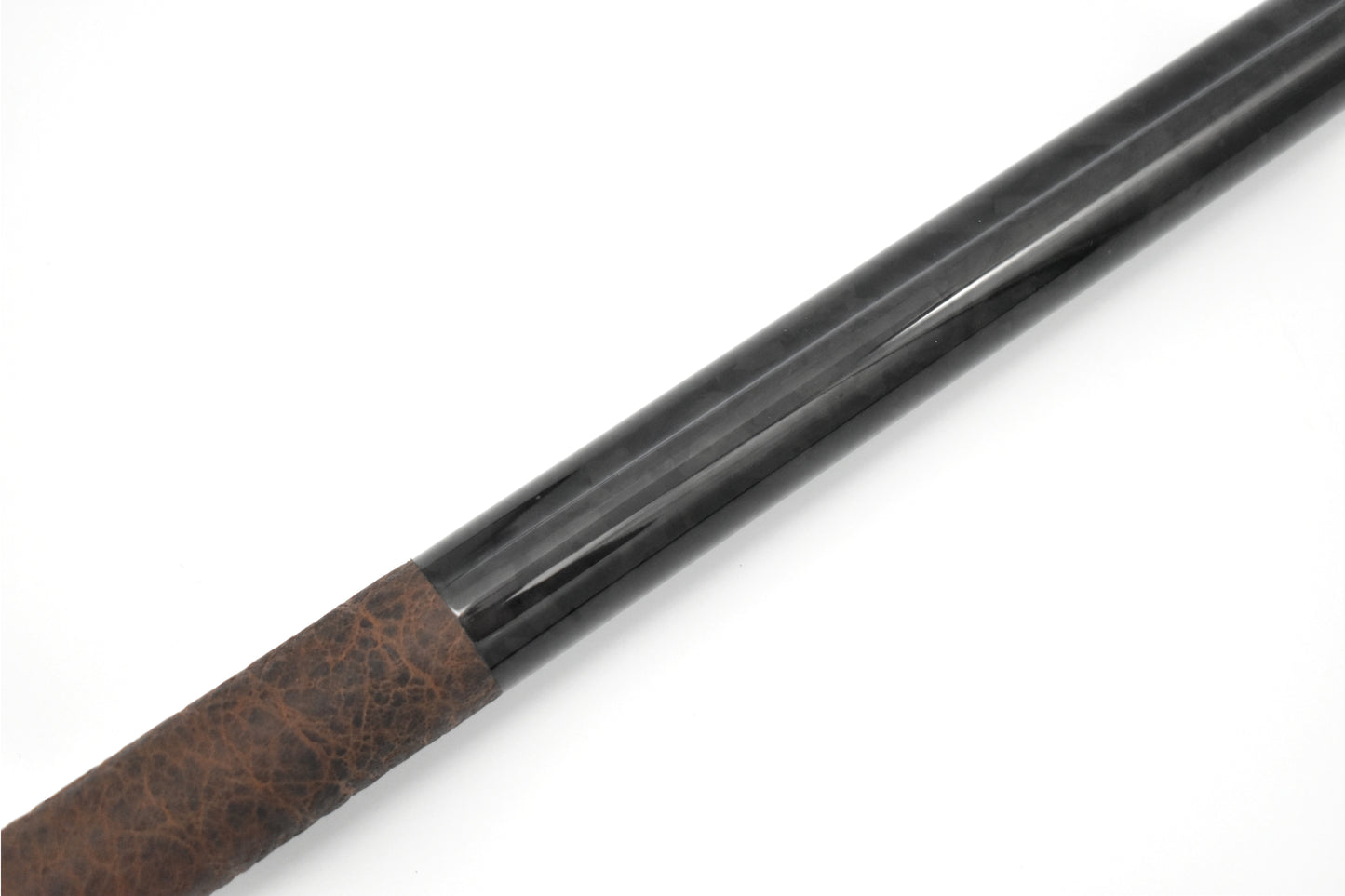Carbon Fiber Forged (F1) Leather Wrap (Brown) - Natural