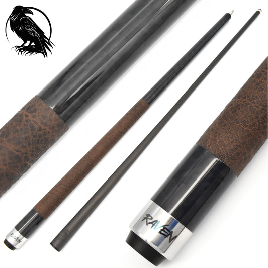 Carbon Fiber Forged (F1) Leather Wrap (Brown) - Natural