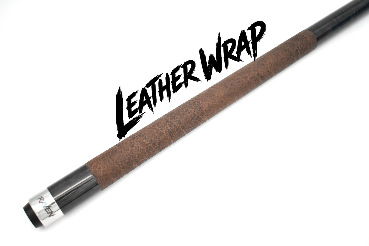 Carbon Fiber Forged (F1) Leather Wrap (Brown) - Natural