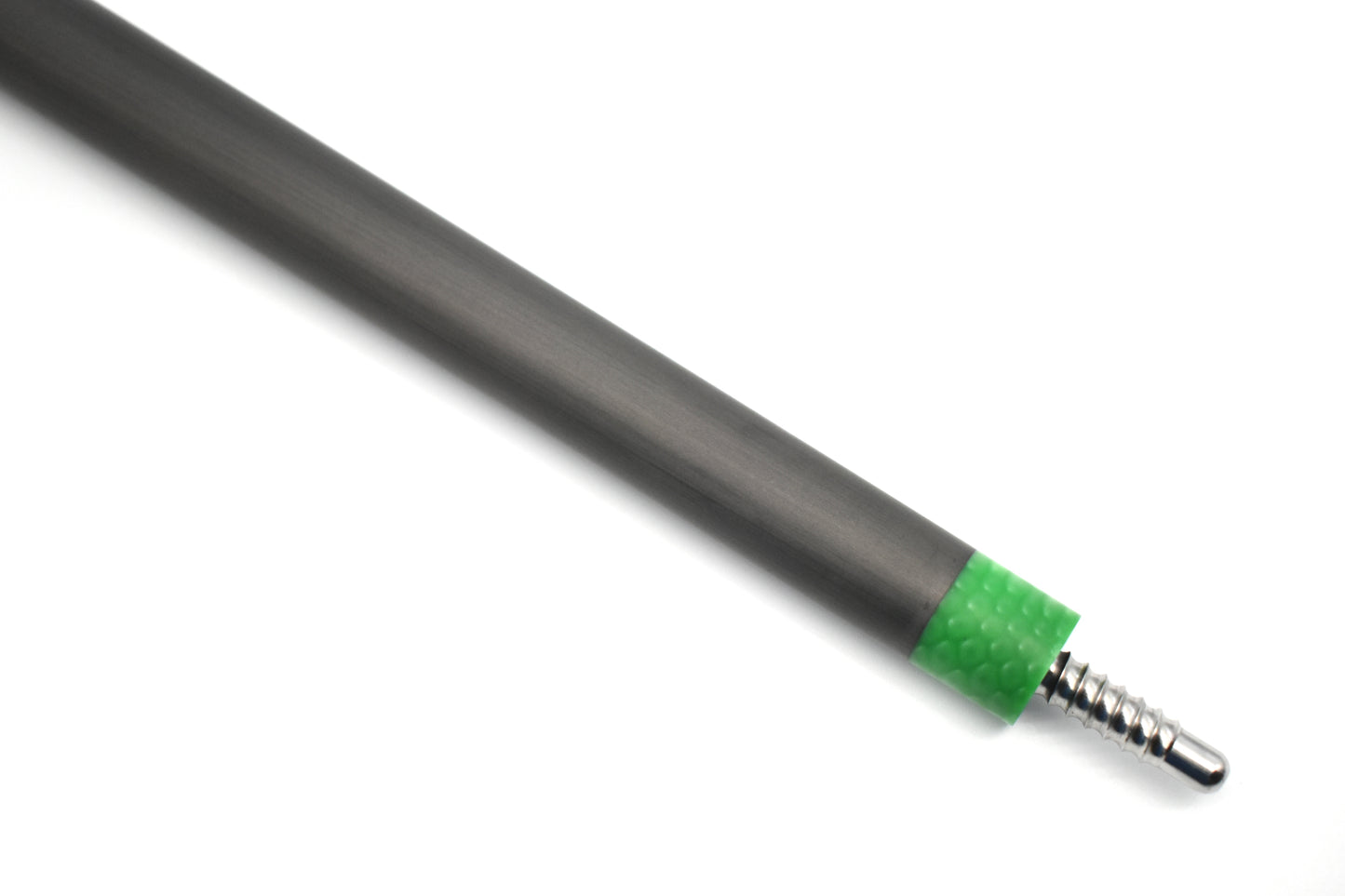 Raw Carbon Cue Leather Wrap, Green