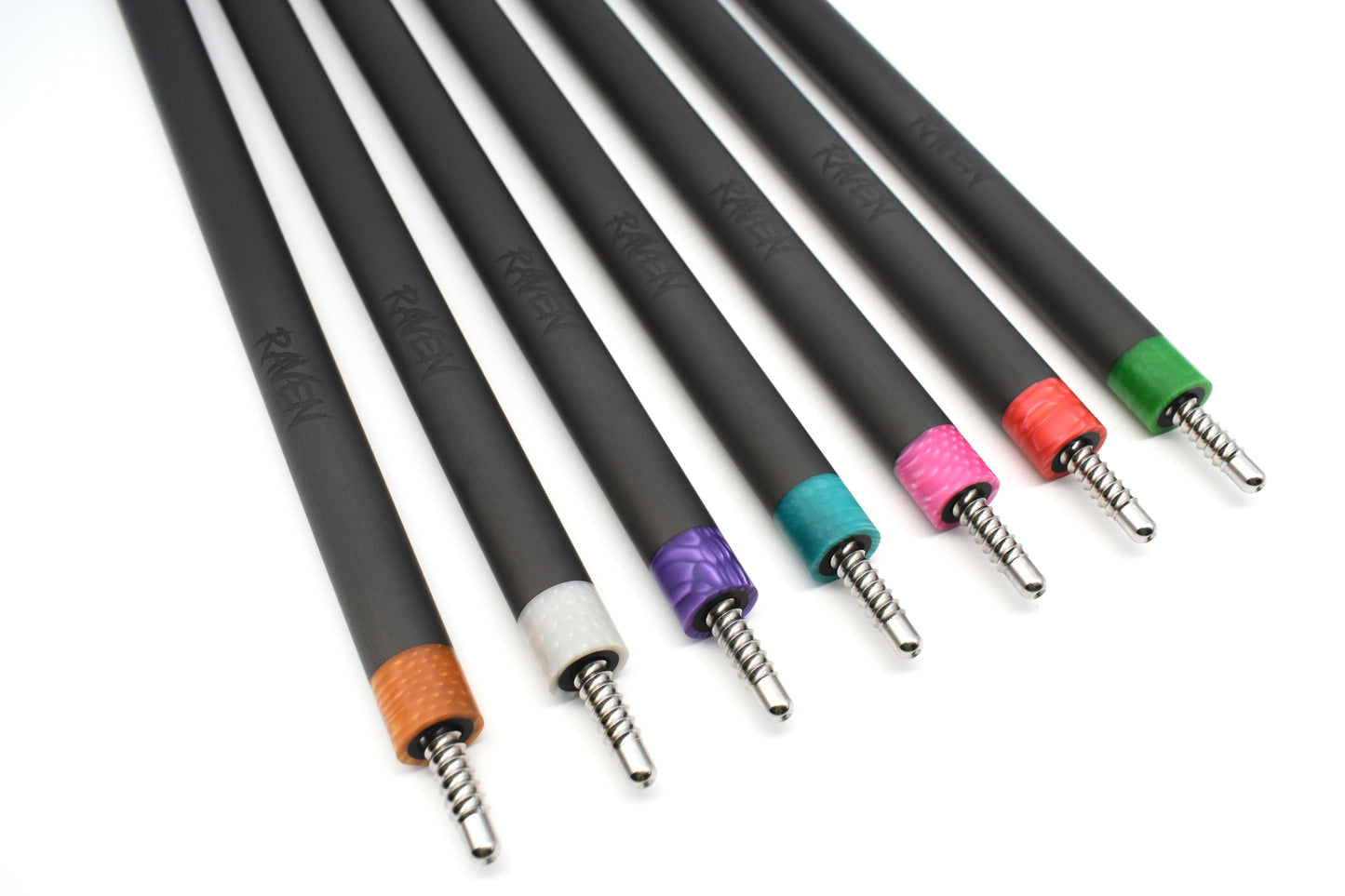 Raw Carbon Break Cue Leather Wrap, Purple