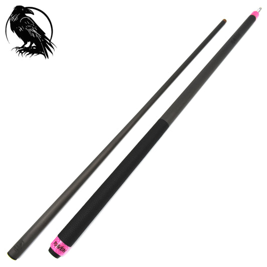 Raw Carbon Break Cue Leather Wrap, Pink