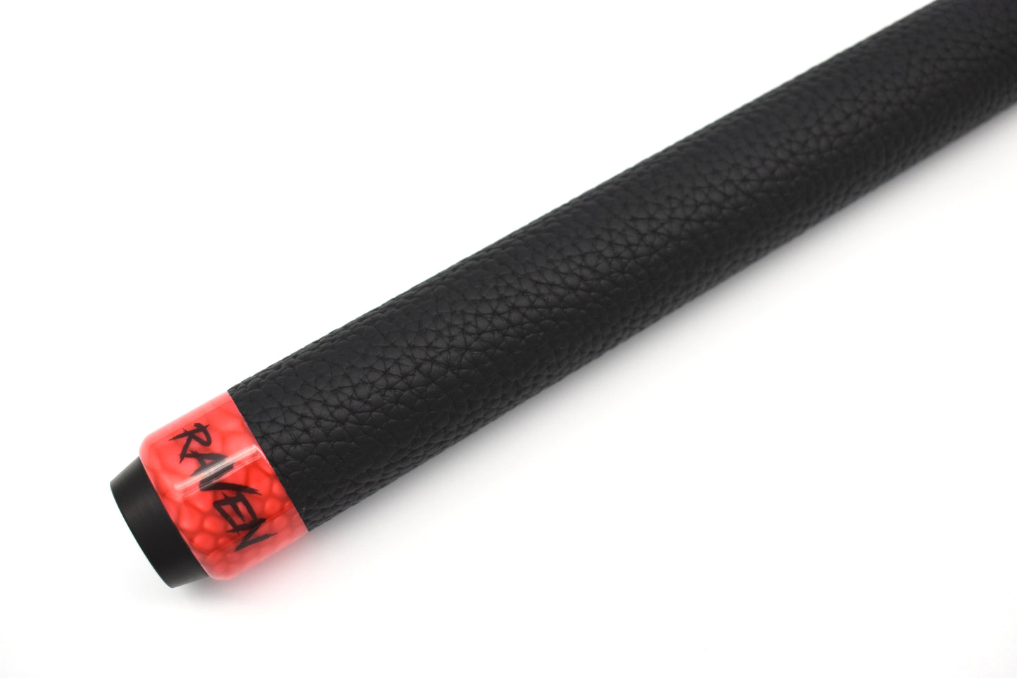 Raw Carbon Break Cue Leather Wrap, Red