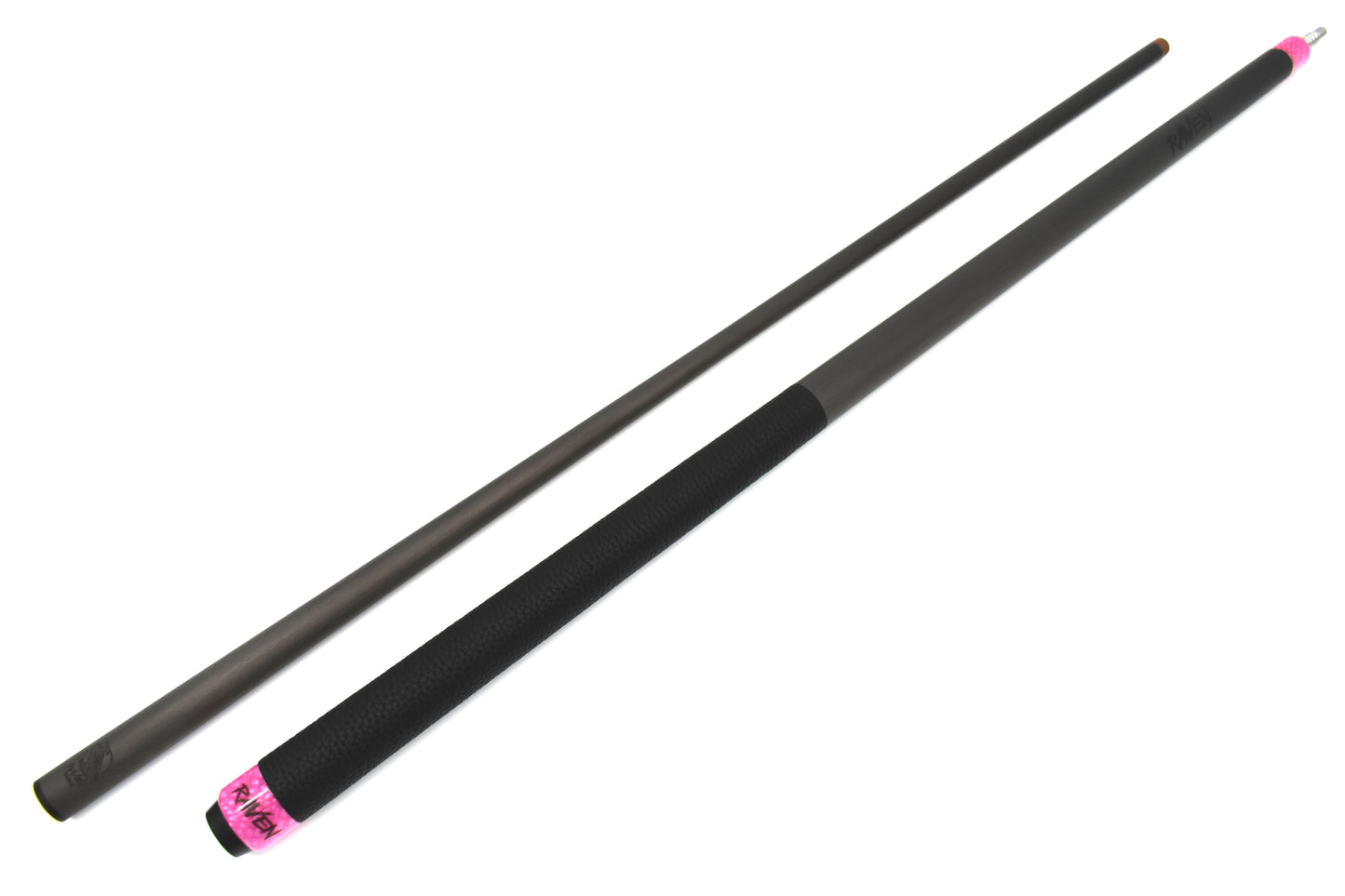 Raw Carbon Break Cue Leather Wrap, Pink