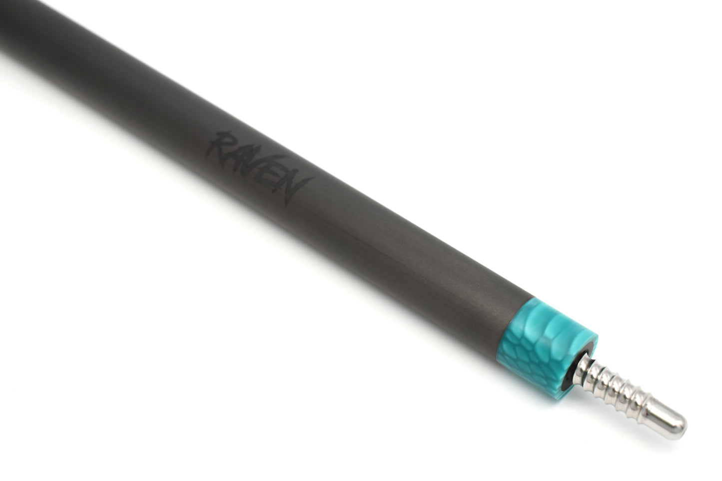 Raw Carbon Break Cue Leather Wrap, Blue