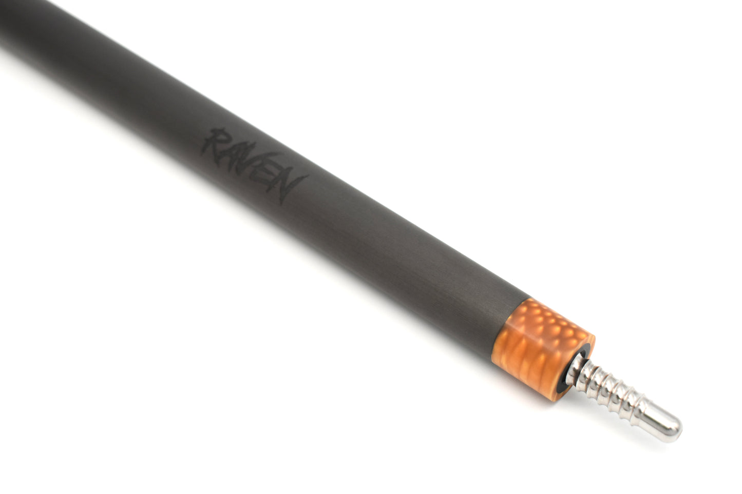 Raw Carbon Break Cue Leather Wrap, Brown