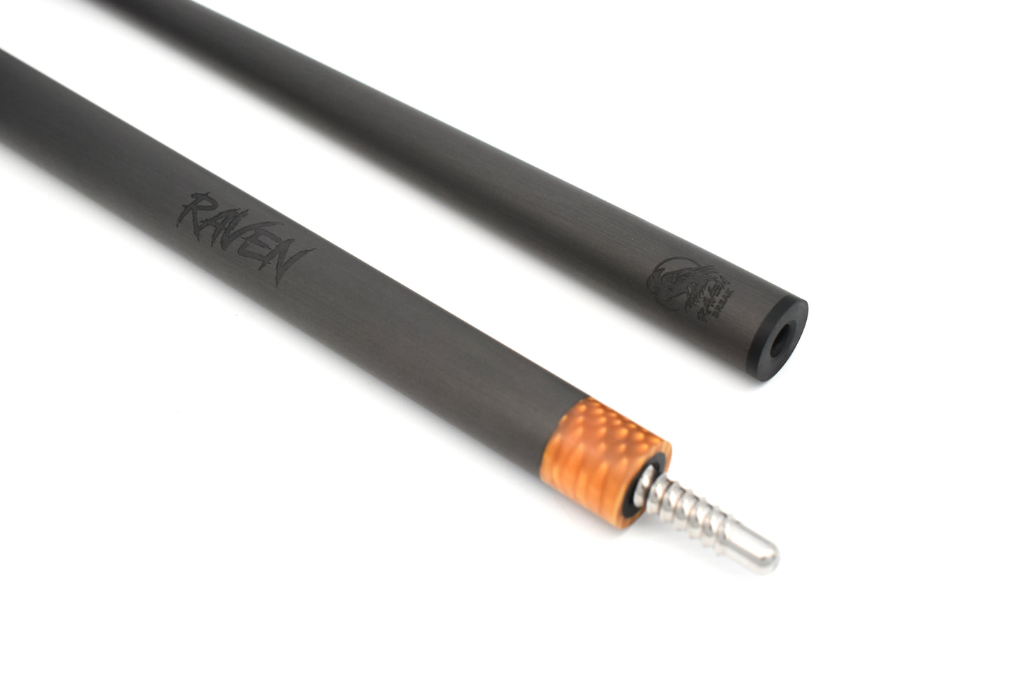 Raw Carbon Break Cue Leather Wrap, Brown