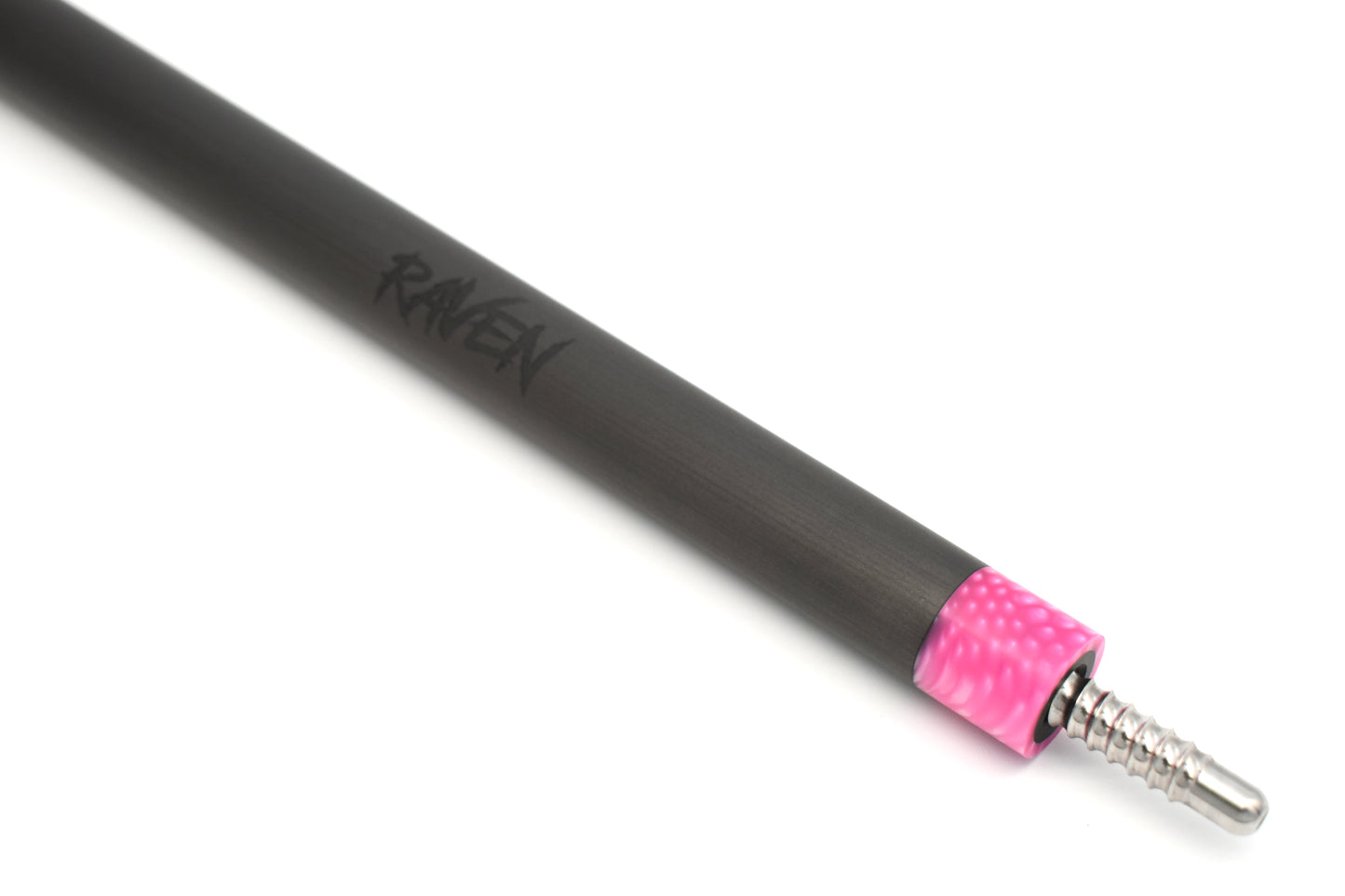 Raw Carbon Break Cue Leather Wrap, Pink
