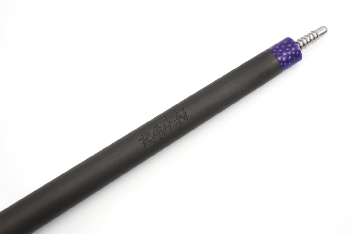 Raw Carbon Break Cue Leather Wrap, Purple